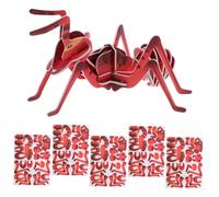 ibasenice 6 Pièces Puzzle Carton Kit Bricolage Stem Éducatif Sciences Garçon Fille Modèle Insecte Exploration Manuelle