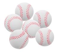 ibasenice 6 Pièces Soft PU Foam Baseballs for Training Lightweight Safe Practice Balls for Indoor and Outdoor Use