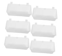 ibasenice 6 pièces Suspendue pour Animaux Bol Plastique Résistant pour Chiots Chats et Capacité Facile à Nettoyer Accessoire Cage Pratique