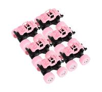ibasenice 6 Pièces Voitures Jouets Tout Terrain Friction Poussées Modèles pour Garçon Fille Jeu Extérieur Anniversaire