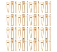 ibasenice 60 Pièces Pinces à Cheveux Dorées en Fer, Accessoires Cheveux Solides et Confortables pour Filles, pour Événements Spéciaux et École