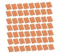 ibasenice 60 Pièces Simulation Micro Roof Tile Models Easy Assembly Mini Roof Tiles for Dollhouses and Table Micro Landscape