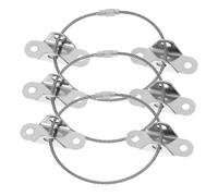 ibasenice 6ensembles Sangles De Sécurité Pour Meubles Kit De Anti-basculement Pour Dispositif De Prévention Des Chutes Acier Inoxydable Pour Ancrage Et Sécurité Des Meubles