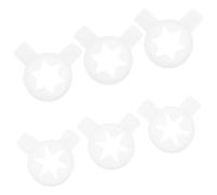 ibasenice 6pcs Buses en Plastique D'étoile pour Machine à Glace, Accessoires Polyvalents Conception Unique, pour Restaurant et Boutique de Desserts