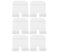 ibasenice 6pcs Clips pour Cage d'animaux en Plastique Blanc, Fixations Solide et Faciles à Assembler pour Cage à Hamster et Petit Animal, pour Maintenance et Remplacement