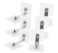 ibasenice 6pièces Antidérapants Fixateurs Muraux Pour Meubles Antichute Pour Ancrages Sécurisés Pour Armoires Tables Et Téléviseurs