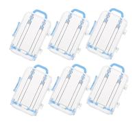 ibasenice 6pièces Boîtes à Bonbons Mini Valises Transparentes Pour Décorations De Mariage Et Fêtes Boîtes De Présent Pratiques Et Élégantes