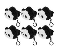 ibasenice 6pièces Bracelet à Pression Panda Peluche Porte-monnaie Compact pour Cadeaux et Fêtes Style Animalier Pratique