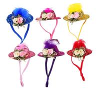 ibasenice 6pièces Chapeau De Poule Décoratif Et Résistant à Usure pour Oiseaux Et Perroquets Portable Et Compact