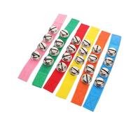 ibasenice 6pièces Cloches Colorées Pour Garçon Fille Hochets Musicaux Sensory Pour Et Éducation Ensemble De Grelots Pour Activités Ludiques Et Amusement Tout-petits Bleu Rose Vert Jaune