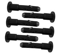 ibasenice 6pièces Lot de Loquets De Poubelle Plastique Accessoires pour Couvercle De Poubelle Goupilles De Charnière