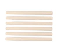 ibasenice 6pièces Lot de Manches De Hache Bois Remplacement De Poignée Outil De Jardin Manche De Houe Poignée De Pelle Fournitures De Réparation