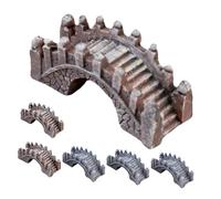 ibasenice 6pièces Pont Miniature Arche pour Jardin Résine Ornements De Style Chinois pour Décoration De Micro-paysages Et Bonsaïs