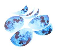 ibasenice 7 Feuilles Autocollants Lumineux Autocollants De Lune Lueur Pour Le Plafond Décalque De Lune Brille Dans Stickers Décor D'autocollant Mural Stickers Muraux Lumineux Pvc