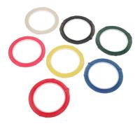 ibasenice 7 Rouleaux Ruban Adhésif Doigté Violon Guide Position Doigt pour Violon et Violoncelle Pratique Débutants sans Résidu Compatible Cordes Multiples