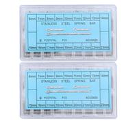 ibasenice 720 Pièces Kit Goupilles Lien Montre Acier Inoxydable Barre Ressort Tube Pression Outils Réparation pour Réparateur de Montres