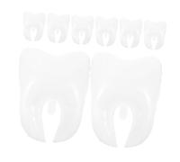 ibasenice 8 Pièces Ballons Géants de Dent Décorations de Fête de Graduation pour Dentistes et Ballons Blancs Thématiques pour Parties de Bébés et Événements Festifs