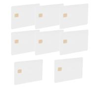 ibasenice 8 Pièces Carte D'identité Pvc Blanche Vierge, Étanche et Facile à Imprimer, pour Système de Contrôle D'accès et Cartes D'identification Conducteur
