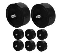 ibasenice 8 Pièces Cat Tree Tube Accessories with Screws Replacement Stoppers for DIY Cat Climbing Frame Repair Secure Caps Easy Tool Installation Modern Design