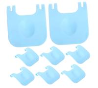 ibasenice 8 Pièces Clips de Fixation pour Cage à Animaux Accessoires pour Cages de Rongeurs Installation Rapide Sécurisée Protection Petits Animaux Résistants Durables