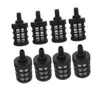 ibasenice 8 Pièces Filtre à Eau Auto Aspirant Inoxydable à Double Couche pour Tuyau de Jardin et Machine à Laver Facile à Installer Entretenir Capture Fines pour Eau Plus Propre