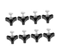ibasenice 8 pièces Kit Boulons Poignée Tondeuse Triangle Vis de Remplacement pour Guidons Tondeuses Accessoires Abs et Compatibles Multiples Modèles Facile à Installer