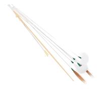 ibasenice 8 pièces Kit Outils de Nettoyage des Oreilles Portable Bâtons de Ramassage de Cérumen Bois Accessoires Pratiques pour Élimination Du Bouchon de Cire Soins Auditifs Quotidiens et