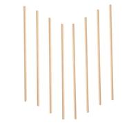 ibasenice 8 Pièces Mini Wood Strips for Dollhouse Wall Border Natural Grain Wooden Trim for Miniature House DIY Projects and Creative Building Supplies