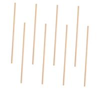 ibasenice 8 Pièces Miniature Wooden Trim Strips for Dollhouse Baseboard and Furniture Natural Wood Wall Borders for Tiny House Building Supplies and DIY Crafts