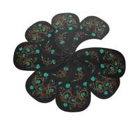 ibasenice 8 Pièces Plaques de Protection Autocollantes Anti-rayures pour Guitare Acoustique Protection Forme de Goutte Eau pour Guitaristes