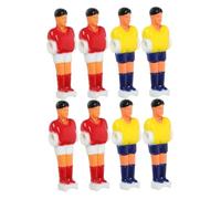 ibasenice 8 Pièces poupée de Machine de Football Gars de Football Remplacement des Joueurs de -Foot Statue de Joueur de -Foot Petit Jouets de -Foot de -Foot PVC