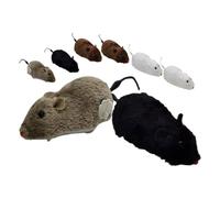 ibasenice 8 pièces Remonter Forme de Souris pour Mignon pour Instinct de Chasse des Félins Amusement et à Intérieur
