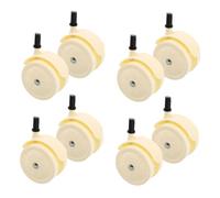 ibasenice 8 Pièces Roues Garçon Fille Poussette Silencieuses Pivotantes Roues Remplacement Déclipsables pour Marchettes et Poussettes Compatibles Tout Modèle Résistantes et Faciles à