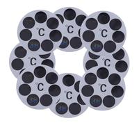 ibasenice 8 Pièces Sticker Thermomètre Bain pour Garçon Fille Autocollants LCD Changement de Couleur Lecture Rapide Température Eau Sécurité Garçon Fille Adapté Bassin Usage