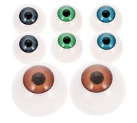 ibasenice 8 pièces Yeux Creux Colorés pour Poupée Accessoires DIY Halloween Décoration Effrayante Yeux Factices pour Masques et Jouets Couleur Aléatoire Couleur Aléatoire