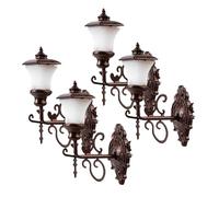 ibasenice 87 en Métal Couleur Bronze Lumière Chaude LED Décoration Miniature pour Table de Sable et Maquette