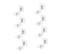 ibasenice 8pièces Ancrages Adhésifs Sans Perçage Pour Meubles Fixations Murales Avec Sangles Anti-basculement Sécurité Garçon Fille Pour Armoire Bibliothèque Et Étagère