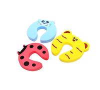 ibasenice 8pièces Gardes Doigt Animaux Arrêts De Porte Épaissis Pour Les Écrasements Motif Aléatoire