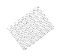 ibasenice 8pièces Tube De Remplacement Transparent pour Pluviomètre Extérieur Mesure Précise De Eau De Pluie pour Pelouse Et Jardin