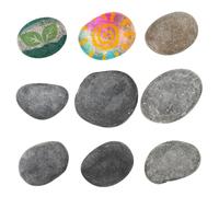 ibasenice 9 Pièces Galets Plans à Peindre pour Décorations de Jardin et Aquariums Diy pour Projets et Artisanaux