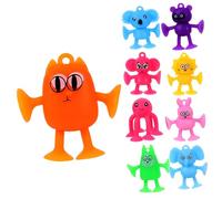 ibasenice 9 Pièces Jouets à Ventouse Animaux Cartoon Jouets Éducatifs Garçon Fille Apprentissage avec Ventouse pour Coordination Main Œil et du Stress