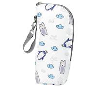 ibasenice À Biberons pour Bébé - Pochette À Biberons avec Isolation Thermique Et Clip Latéral pour Poussette Ou Poignet Idéal pour La Randonnée