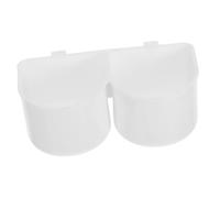 ibasenice À Clipser pour Cage Bol Anti-Fuite pour Nourriture Et Eau Accessoire pour Petits Animaux Et Chiots