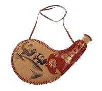 ibasenice à Eau Cuir pour Activités Extérieures Vintage Traditionnel avec Bandoulière Pratique pour Randonnée Camping et Voyage