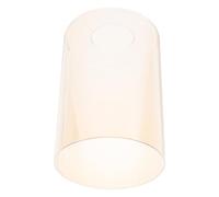 ibasenice Abat-jour en Verre Rustique Cylindrique Globe pour Lustre, Cache Plafonnier Ambré, Installation Simple pour Lustres de Salon et Lampes de Table