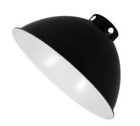 ibasenice Abat-Jour pour Lampe Chauffante Reptiles 85 Pouces Réflecteur Noir Extérieur Blanc Intérieur Couvercle Isolant pour Terrarium Accessoire Protection Ampoule Terrarium Reptile