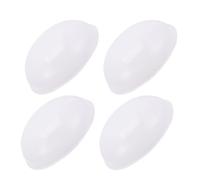 ibasenice Abat-jour Rond en Pvc Blanc, Style Minimaliste et Élégant pour Plafonnier LED, Résistant la Déformation, Pack de 4 Pièces, pour Couloirs et Halls