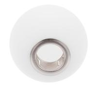 ibasenice Abat-jour Sphérique en Verre Givré Blanc, Abat-jour Rond pour Lampe G9, Facile à Nettoyer, Compatible Polyvalent, Design Moderne et Élégant pour Usage Résidentiel et Commercial