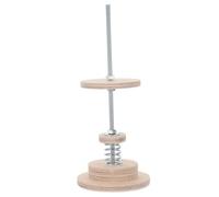 ibasenice Accessoire de Support de Plafond Robuste pour Structure de Grimpe en Bois et Métal, Capacité de Poids Renforcée, Hauteur Réglable de 16 à 32cm, pour Petits Espaces