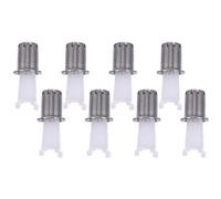 ibasenice Accessoires pour Tondeuse à Nez Électrique 8pcs en Acier et Abs, Têtes de Remplacement Multi-usages et Amovibles pour Poils du Visage et Barbe